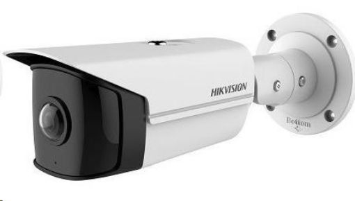 Obrázek HIKVISION IP kamera 4Mpix, H.265+, 25sn/s, obj. 1,68mm (180°), PoE, IR 20m, IR-cut, WDR 120dB, analyt, MicroSD, IP66