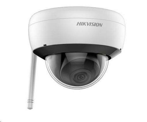 Obrázek HIKVISION IP kamera 2Mpix, 25sn/s, obj.2,8mm (114°), IR 30m, DC 12V, Wi-Fi, audio, microSD slot, H.264(+),H.265(+), IP66