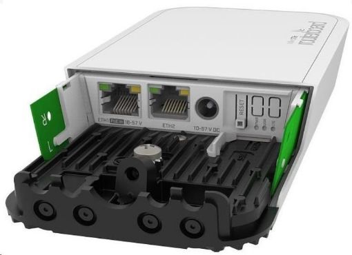 Obrázek MikroTik RouterBOARD RBwAPGR-5HacD2HnD&R11e-4G wAP, 716MHz, 128MB RAM, 2xGLAN, 2,4Ghz+5GHz, 4G, 1xMiniPCIe, 1xSIM, L4