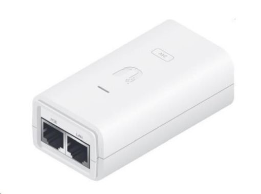 Obrázek UBNT POE-24-24W-G-WH [Gigabit PoE adaptér, 24V/1A (24W), vč. napájecího kabelu, bílý]