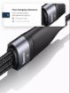 Obrázek Baseus Flash Series 3v2 nabíjecí / datový kabel USB/USB-C na MicroUSB + Lightning + USB-C 100W 1,2m, šedá-černá