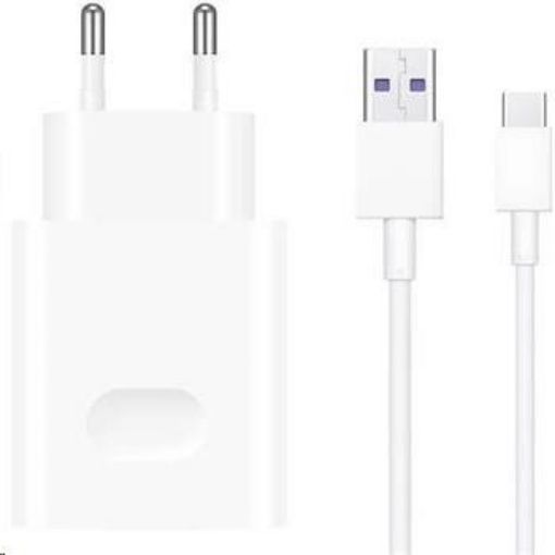 Obrázek Huawei síťová nabíječka CP84, kabel USB-C, bílá