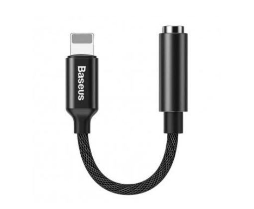 Obrázek Baseus Cafule redukce Ligting smec na 3,5mm Jack samice, černá