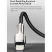 Obrázek Baseus Cafule Series nabíjecí / datový kabel USB-C na Lightning PD 20W 0.25m, černá