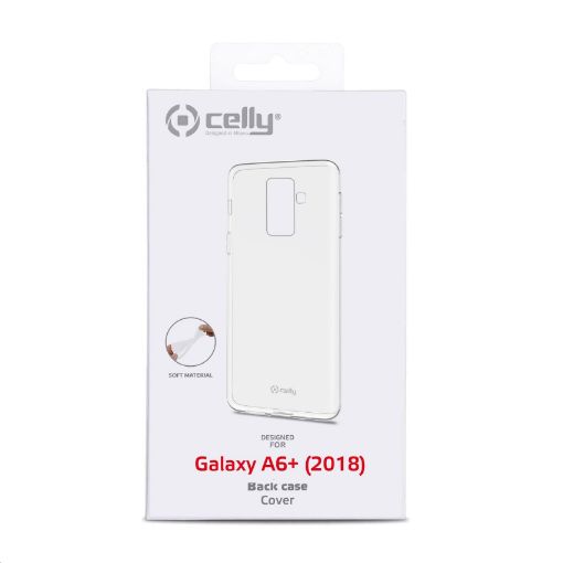 Obrázek Celly zadní kryt Gelskin pro Samsung Galaxy A6+ 2018, transparentní