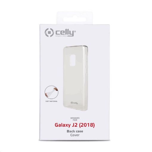 Obrázek Celly zadní kryt Gelskin pro Samsung Galaxy J2 2018, transparentní