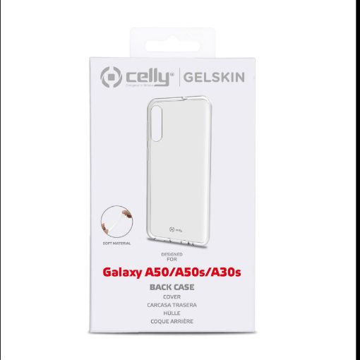 Obrázek Celly zadní kryt Gelskin pro Samsung Galaxy A50/A50s/A30s, transparentní