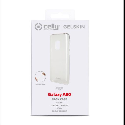 Obrázek Celly zadní kryt Gelskin pro Samsung Galaxy A60, transparentní