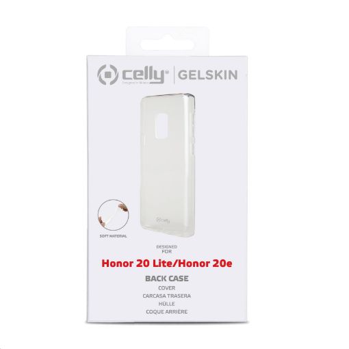 Obrázek Celly zadní kryt Gelskin pro Honor 20 Lite / Honor 20E, transparentní