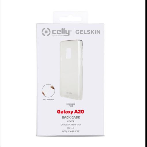 Obrázek Celly zadní kryt Gelskin pro Samsung Galaxy A20, transparentní