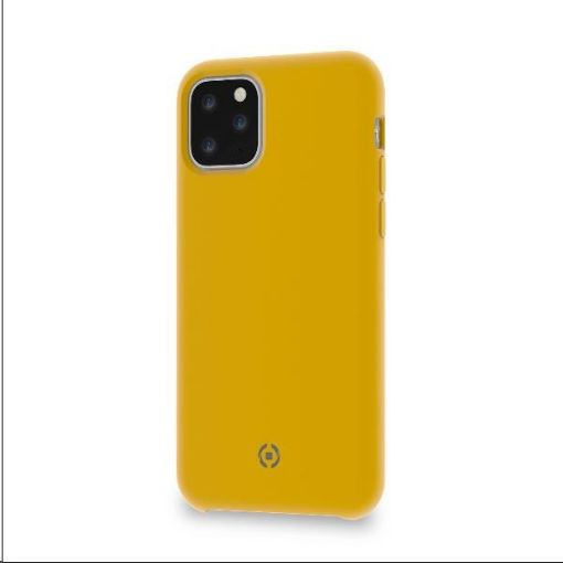 Obrázek Celly zadní kryt Leaf pro iPhone 11 Pro, žlutá