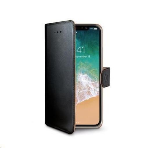 Obrázek Celly pouzdro Wally s funkcí stojánku pro iPhone XS/X , černá