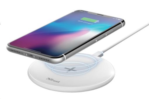 Obrázek TRUST nabíjecí podložka Qylo Fast Wireless Charging Pad 7.5/10W, white/bílá