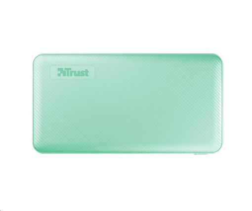 Obrázek TRUST powerbanka Primo Ultra-thin, 10.000 mAh, mint/tyrkysová