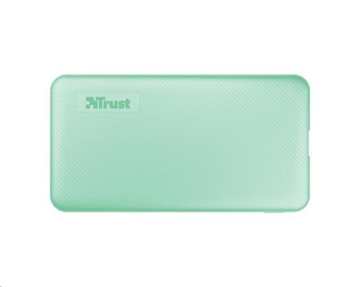 Obrázek TRUST powerbanka Primo Ultra-thin, 5.000 mAh, mint/tyrkysová
