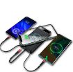 Obrázek Bezdrátová Power Banka 4v1 Lightning + Micro USB + Type-C PD červená/černá