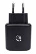 Obrázek Manhattan nabíječka - 18 W, USB-A, Europlug, černá