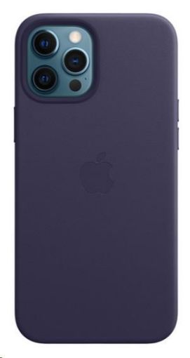 Obrázek APPLE iPhone 12 | 12 Pro Leather Sleeve with MagSafe - Deep Violet