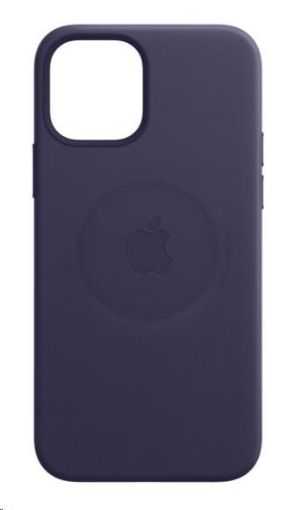 Obrázek APPLE iPhone 12 Pro Max Leather Case with MagSafe - Deep Violet