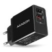 Obrázek AXAGON ACU-QS24, QUICK a SMART nabíječka do sítě, 2x USB port QC3.0/AFC/FCP + 5V-1.2A, 24W