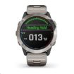 Obrázek Garmin GPS jachtařské hodinky Quatix6X PRO Solar Titanium/Titanium Band