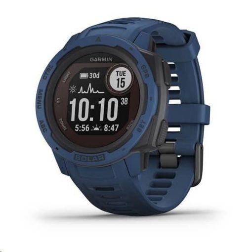 Obrázek Garmin GPS sportovní hodinky Instinct Solar Blue Optic