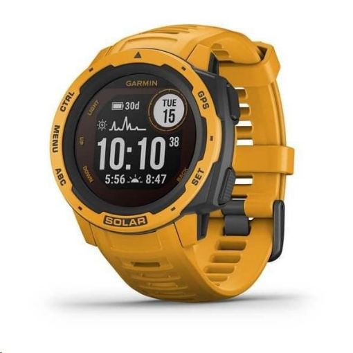 Obrázek Garmin GPS sportovní hodinky Instinct Solar Yellow Optic