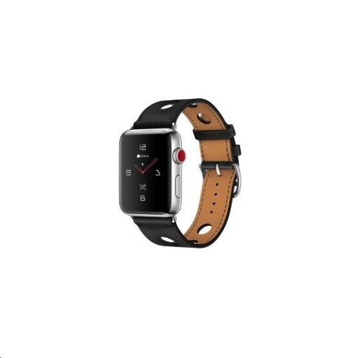 Obrázek COTEetCI kožený řemínek pro Apple Watch 38 / 40mm černá