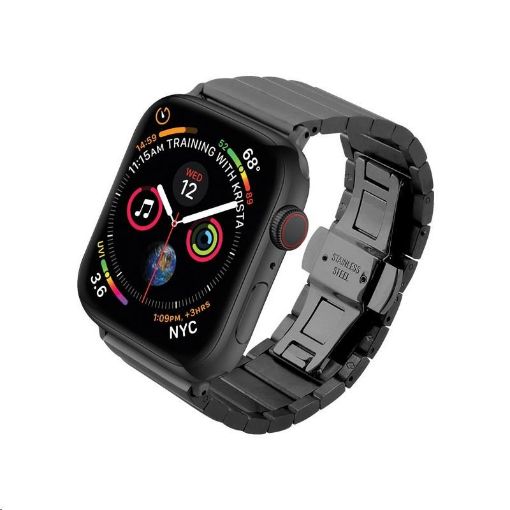 Obrázek COTEetCI ocelový pásek pro Apple Watch 38 / 40mm černý