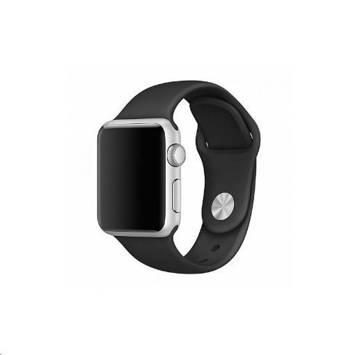 Obrázek COTEetCI silikonový sportovní náramek pro Apple watch 42 / 44 mm černý