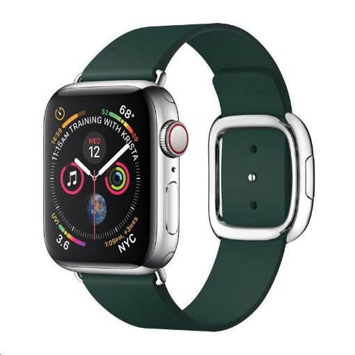 Obrázek COTEetCI kožený magnetický řemínek Nobleman pro Apple Watch 38 / 40mm zelená