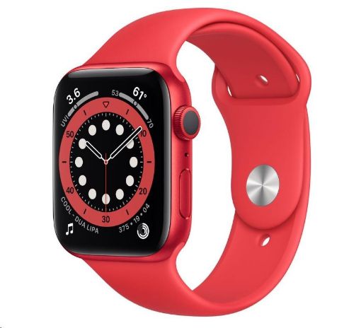 Obrázek APPLE Watch Series 6 GPS, 40mm PRODUCT(RED) hliníkové pouzdro + PRODUCT(RED) sport řemínek