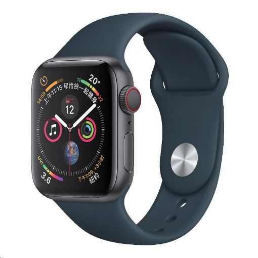 Obrázek COTEetCI silikonový sportovní náramek pro Apple watch 38 / 40 mm tmavě zelený