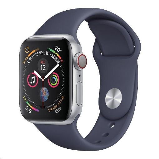 Obrázek COTEetCI silikonový sportovní náramek pro Apple watch 38 / 40 mm půlnoční modrá