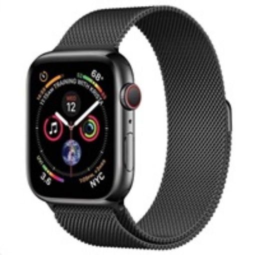 Obrázek COTEetCI ocelový magnetický řemínek pro Apple Watch 42 / 44mm černý