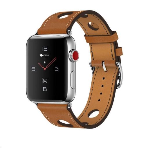 Obrázek COTEetCI kožený řemínek pro Apple Watch 38 / 40mm hnědá