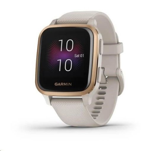 Obrázek Garmin GPS sportovní hodinky Venu Sq Music, RoseGold/Sand Band