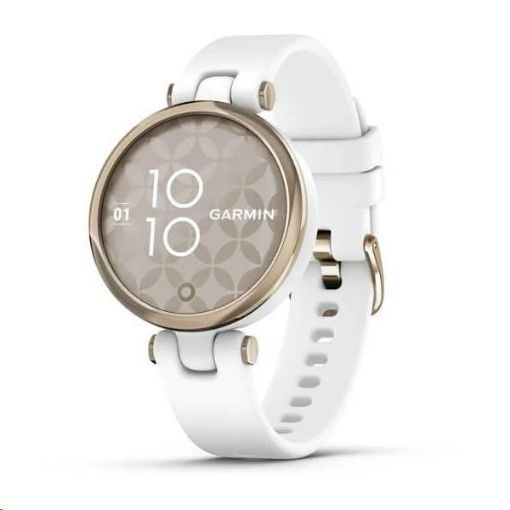 Obrázek Garmin hodinky Lily Sport Cream Gold/White Silicone Band