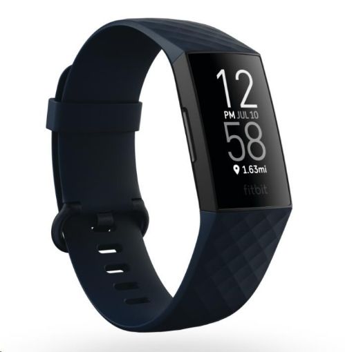 Obrázek Fitbit Charge 4 (NFC) w integrated GPS & FitbitPay - Storm Blue/Black