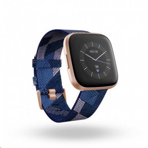 Obrázek Fitbit Versa 2 Special Edition (NFC) - Navy & Pink Woven