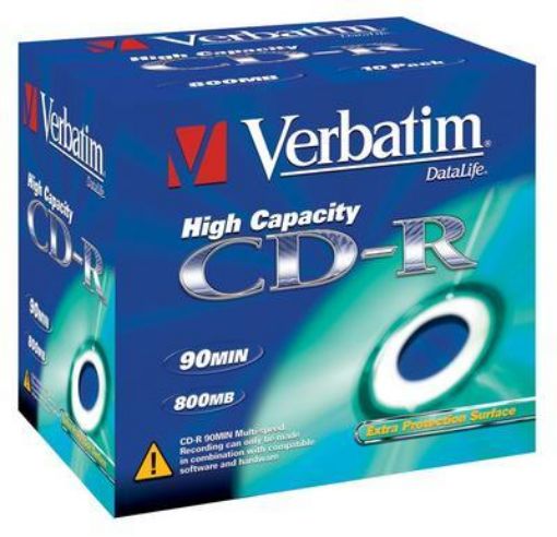 Obrázek VERBATIM CDR 10 pack 700MB 40x Jewel/EPDL/90min800