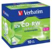 Obrázek VERBATIM CDRW 10 pack 700MB 8-12x jewel