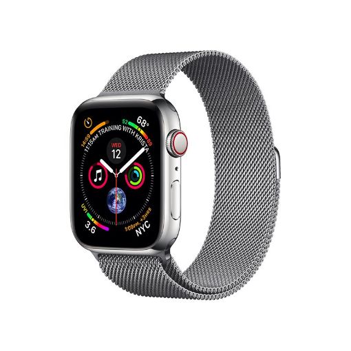 Obrázek COTEetCI ocelový magnetický řemínek pro Apple Watch 38 / 40mm šedá