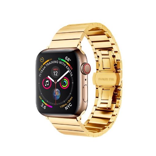 Obrázek COTEetCI ocelový pásek pro Apple Watch 38 / 40mm zlatá