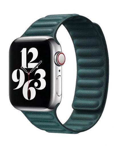 Obrázek COTEetCI Double Suction kožený pásek pro Apple Watch 38 / 40mm zelená