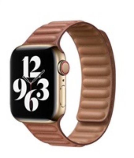 Obrázek COTEetCI Double Suction kožený pásek pro Apple Watch 42 / 44mm hnědá