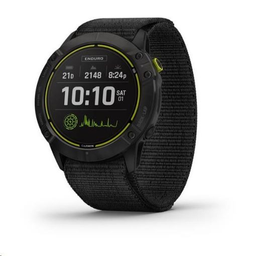 Obrázek Garmin hodinky Enduro, Black DLC/Black Nylon Band