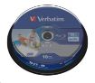 Obrázek VERBATIM BD-R SL Datalife (10-pack)Blu-Ray/Spindle/6x/25GB Wide Printable