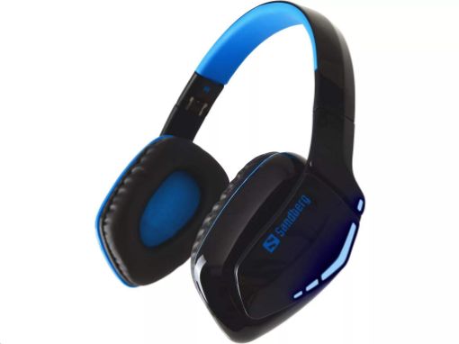 Obrázek Sandberg sluchátka Bluetooth Headset Blue Storm s mikrofonem, černá