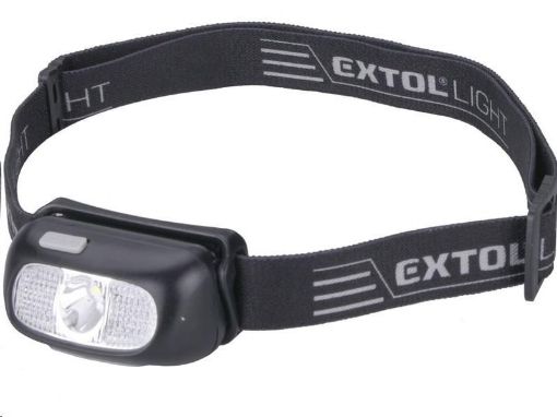 Obrázek Extol Light (43181) čelovka 130lm CREE XPG, nabíjecí, USB, dosvit 40m, 5W CREE XPG LED